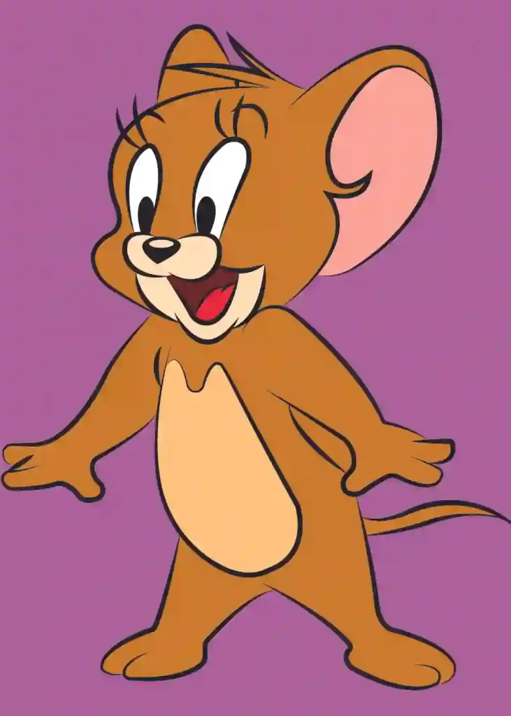 how to draw jerry the mouse