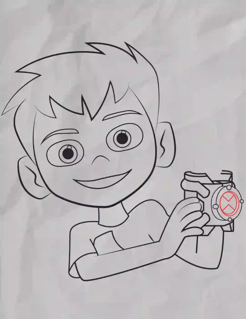 Ben 10 Swampfire Drawing Tutorial - How to draw Ben 10 Swampfire step by  step