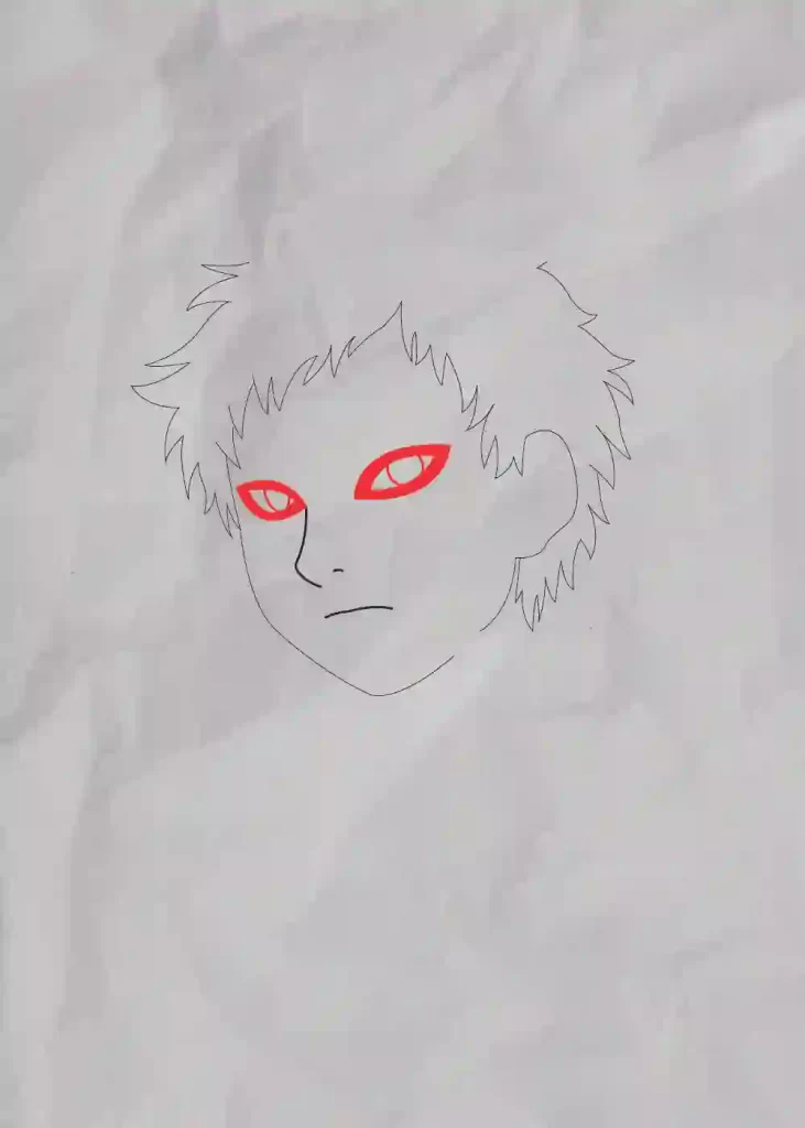 How-to-Draw-Gaara