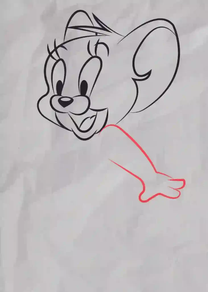 tom and jerry drawing easy