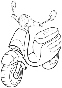 Read more about the article Bikes Coloring Pages for Kids