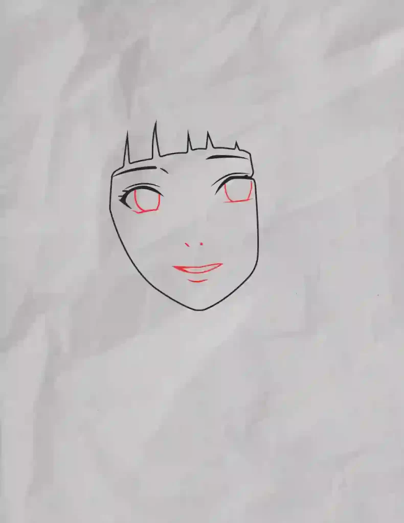 How-to-Draw-Hinata-Character-step-3