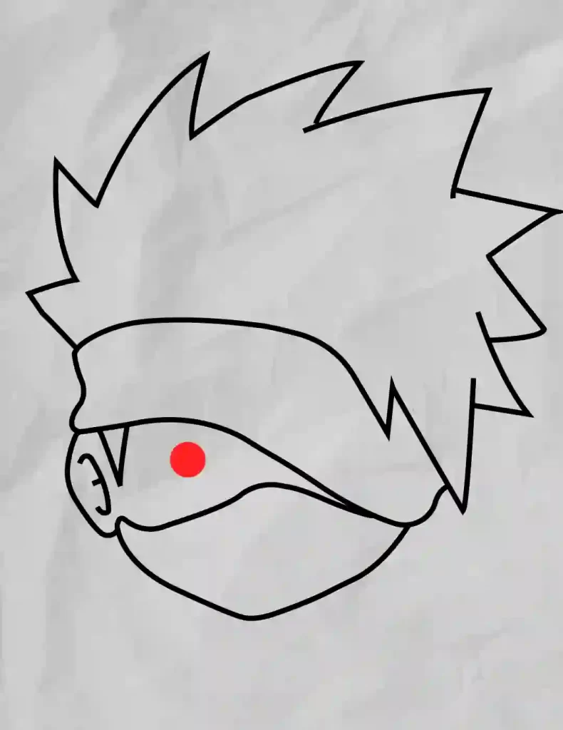 How-To-Draw-Kakashi-Face