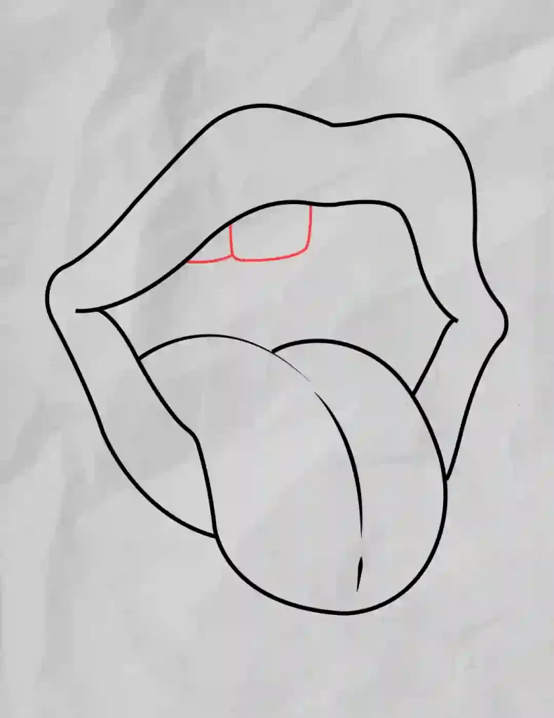 How-to-Draw-a-Mouth-and-Tongue