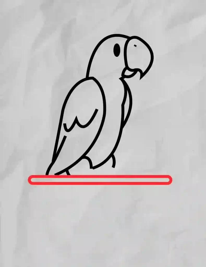 How-To-Draw-A-Parrot