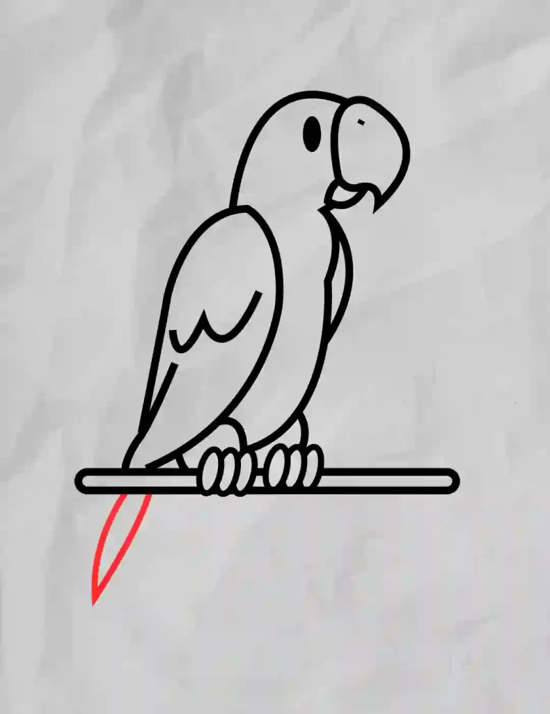 How-To-Draw-A-Parrot