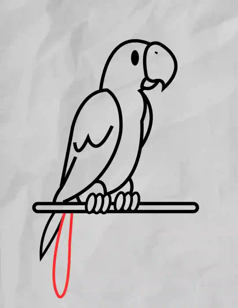 How-To-Draw-A-Parrot