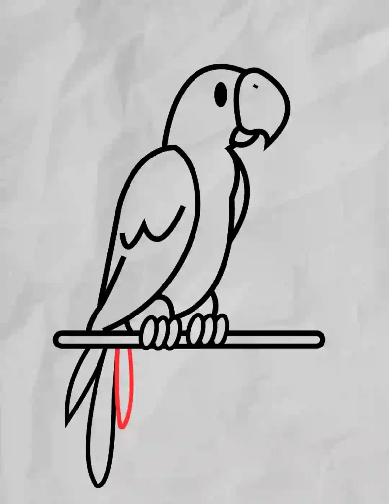 How-To-Draw-A-Parrot