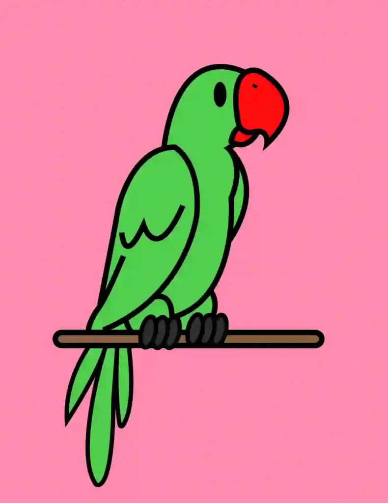 How To Draw A Parrot - A To Z Alphabet Drawing |