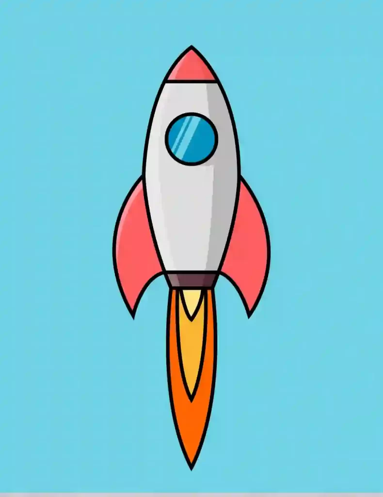 How-to-Draw-a-Rocket