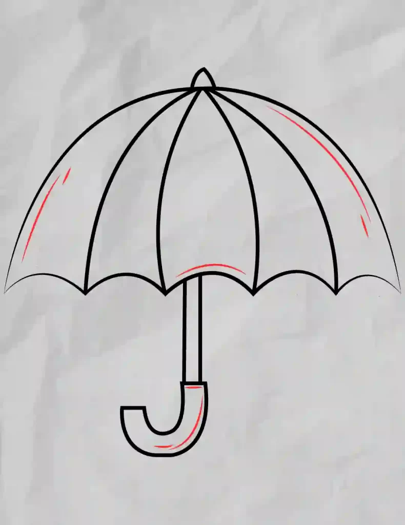 How-to-Draw-an-Umbrella