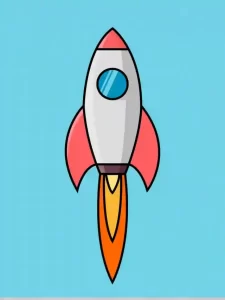 How-to-Draw-a-Rocket