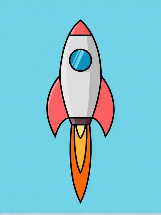 How to Draw a Rocket – A to Z Alphabet Drawing