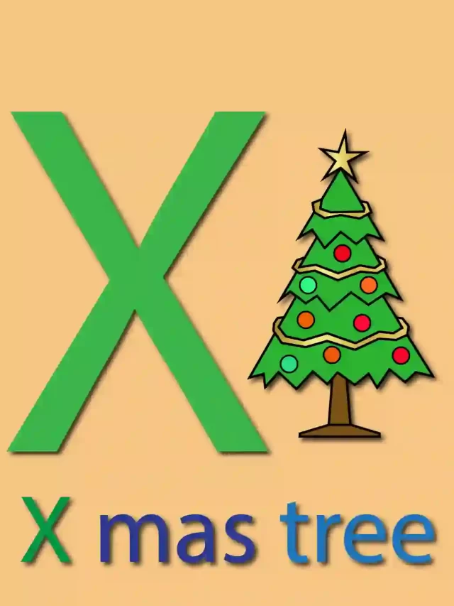 How to Draw a Christmas Tree – A to Z Alphabet Drawing
