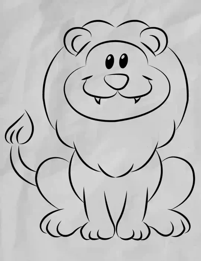 Premium Vector | L for lion coloring art for kids sketch vector-saigonsouth.com.vn
