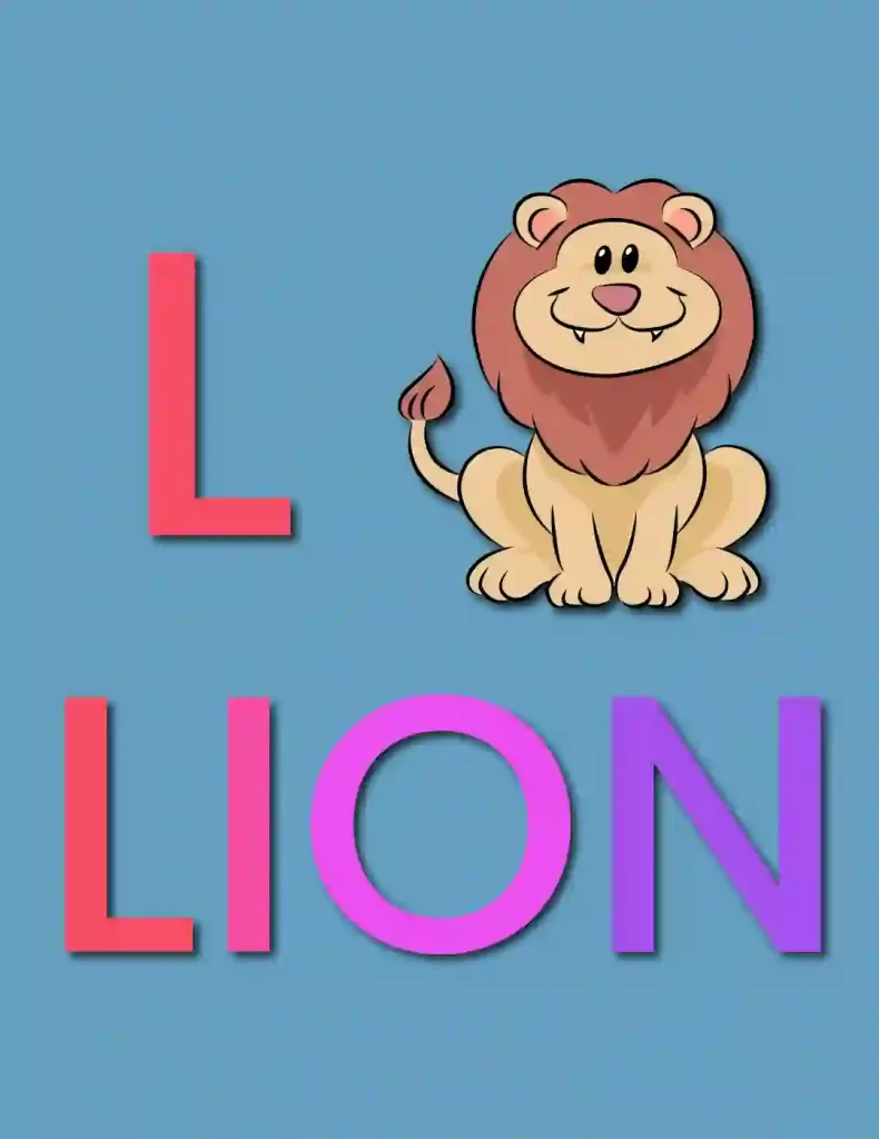 Lion 21 How to Draw a Lion - A to Z Alphabet Drawing