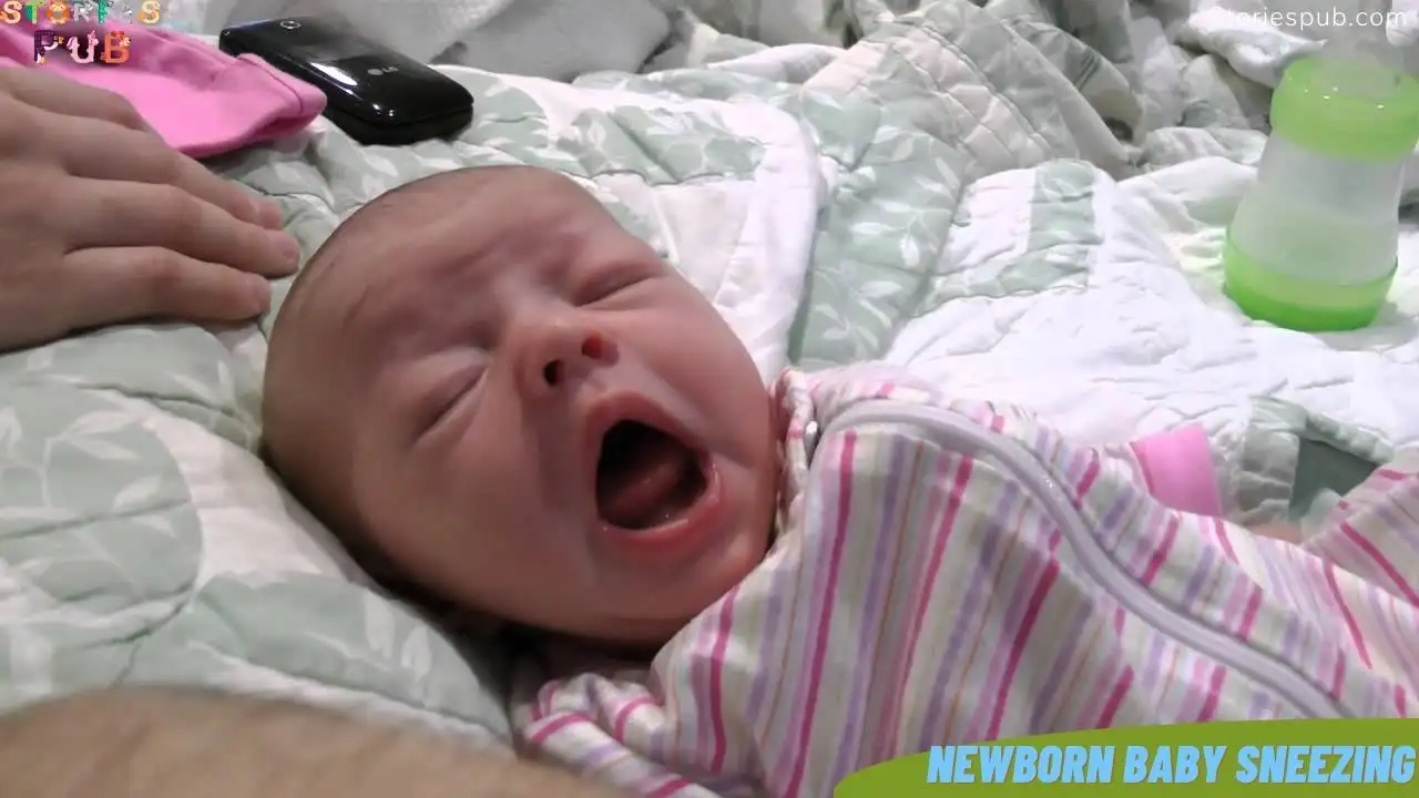 Newborn-Baby-sneezing