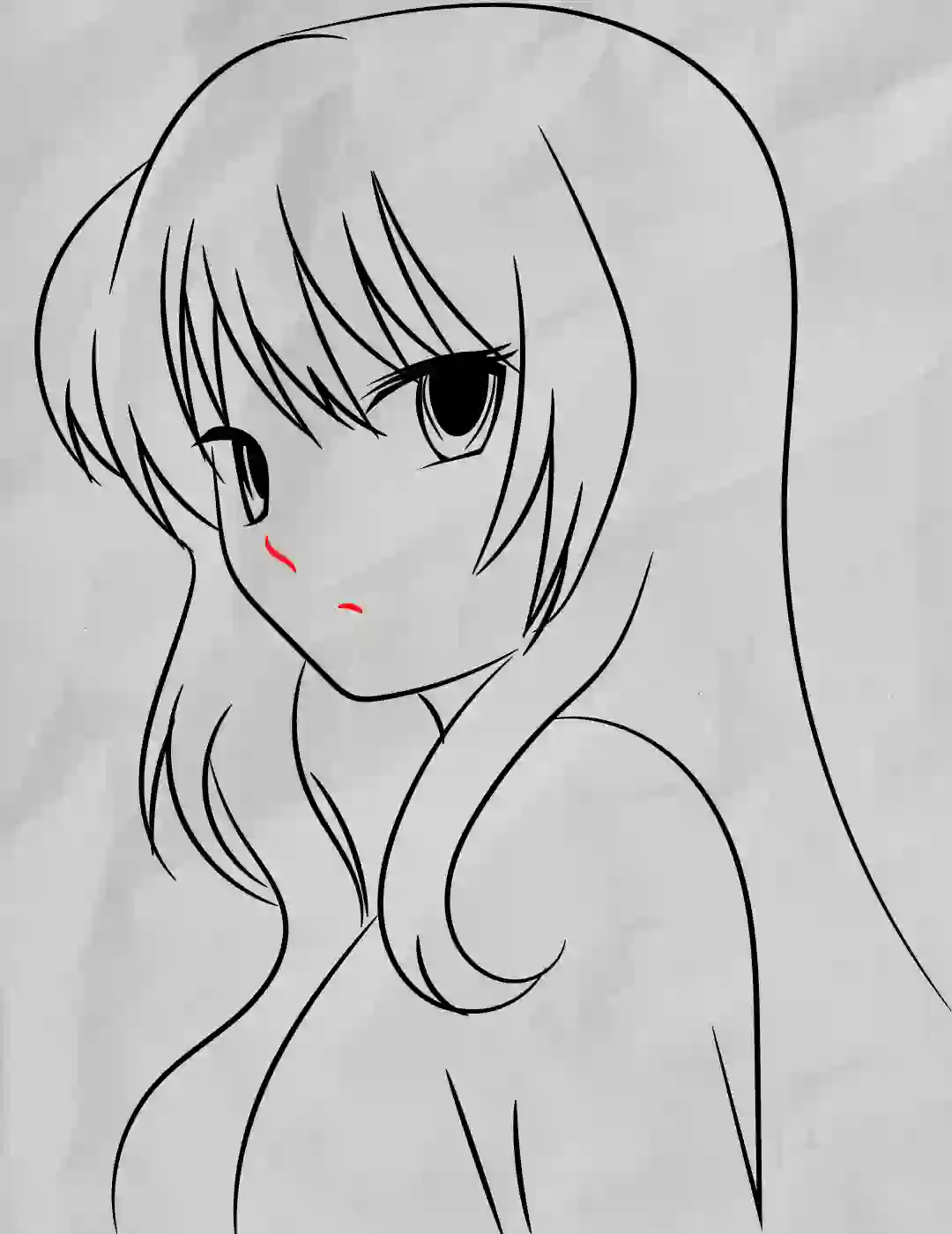 How to Draw a Manga Girl Full Body Front View  StepbyStep Pictures   How 2 Draw Manga
