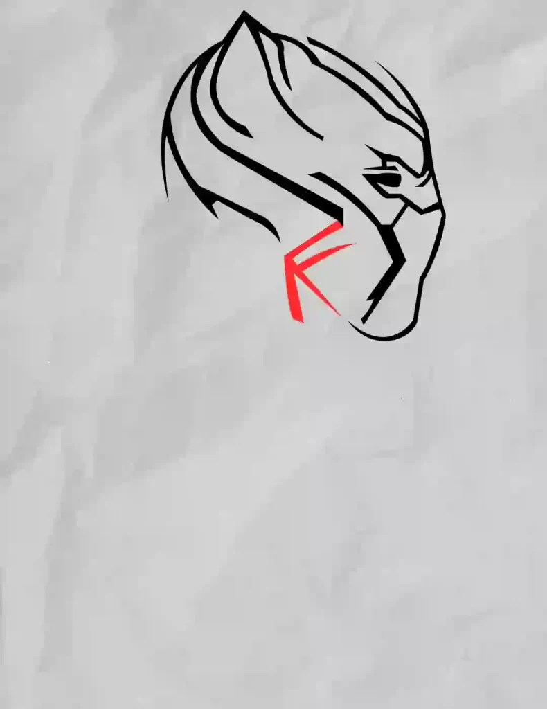 How-To-Draw-Black-Panther 