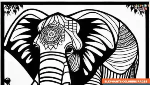 Read more about the article Elephants coloring pages | For kids