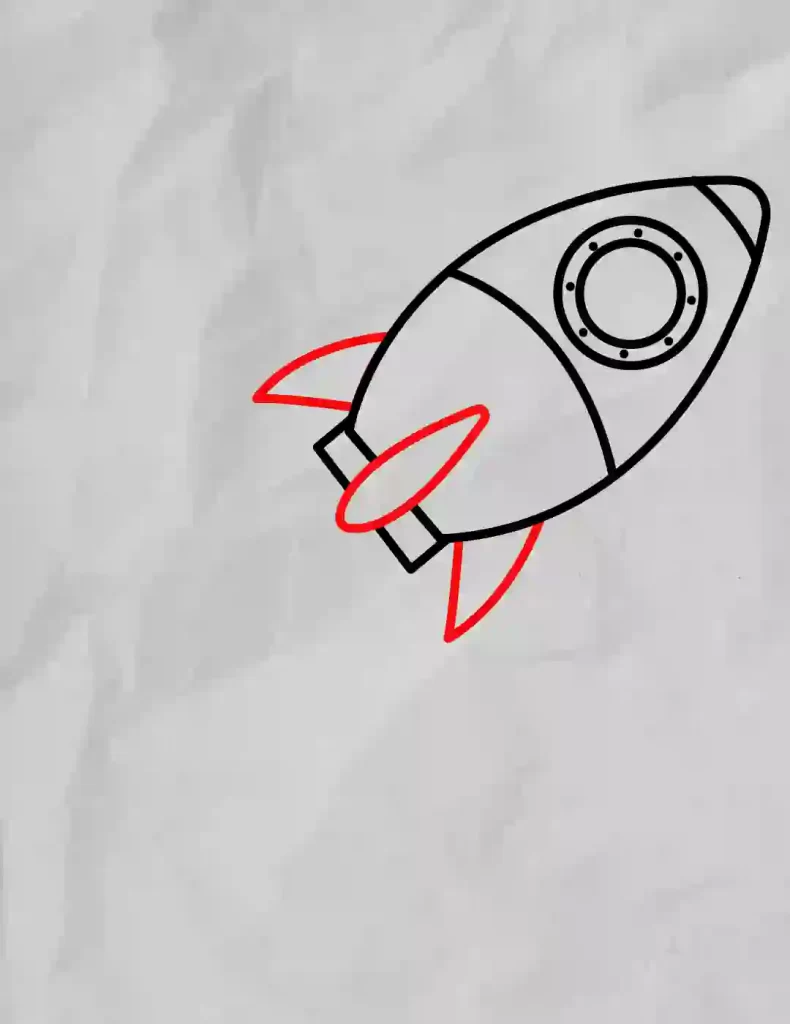 How-to-Draw-a-Flying-Rocket