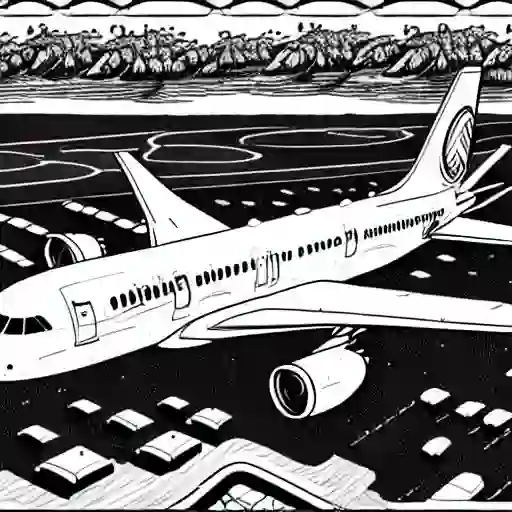 Airplane-Coloring-Pages