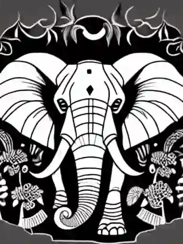 Elephants-coloring-pages