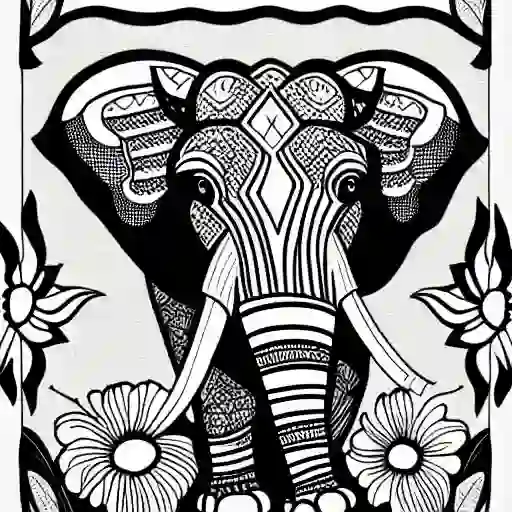 Elephants-coloring-pages