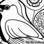 Birds coloring pages | For kids and adults