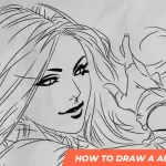 How To Draw A Adorable Girl | Step by Step