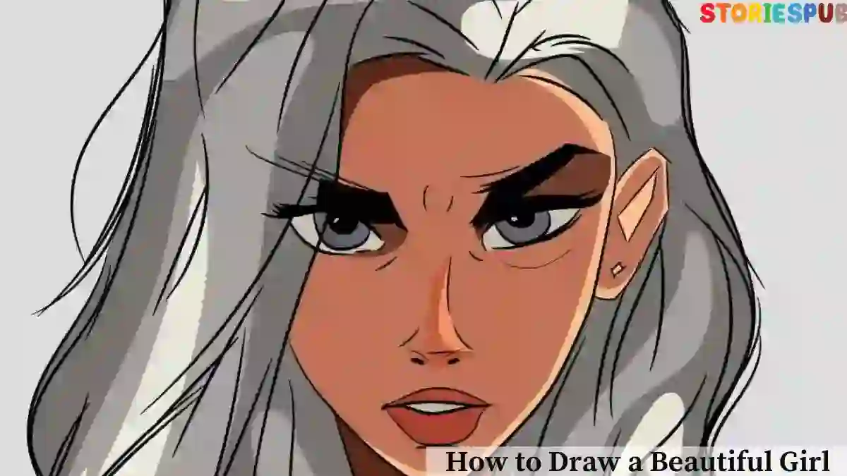 How to Draw a Beautiful Girl-saigonsouth.com.vn