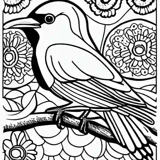 Birds-coloring-pages