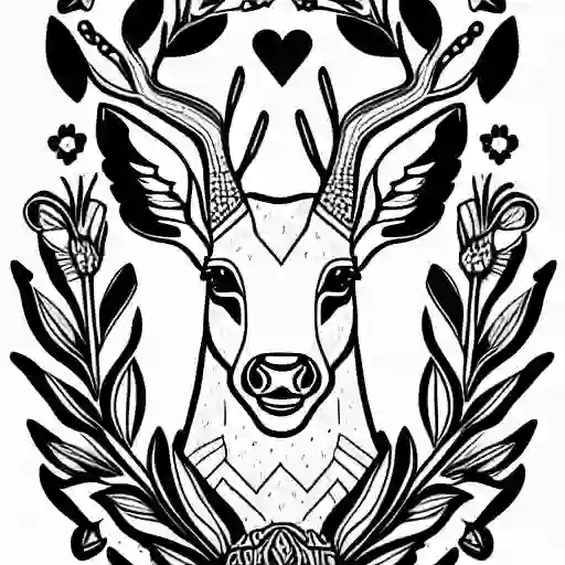 Deers-coloring-pages
