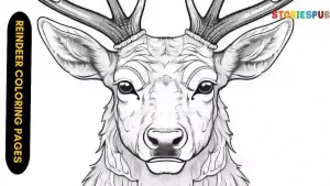 Read more about the article Reindeer Coloring Pages for Kids & Adults 