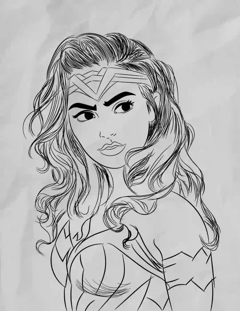 How-to-Draw-Wonder-Woman