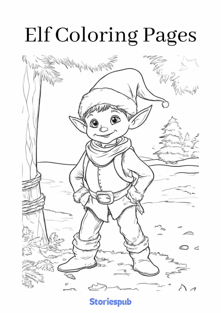 Elf-Coloring-Pages