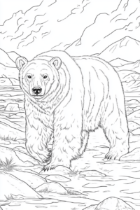 Polar-Bear-Coloring-Pages