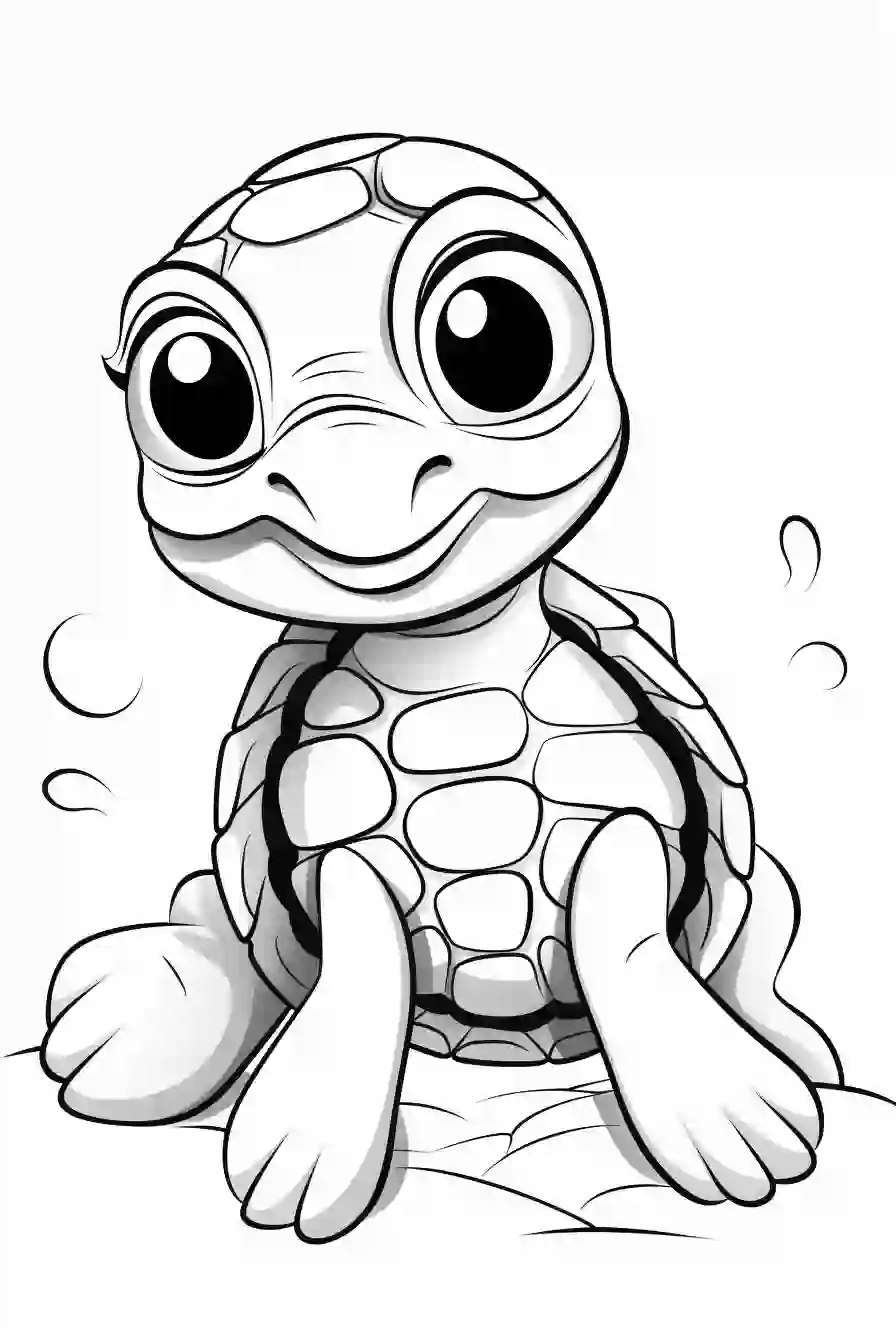 squirt the turtle coloring pages