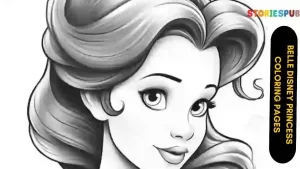 Read more about the article Belle Disney Princess Coloring Pages For Kids