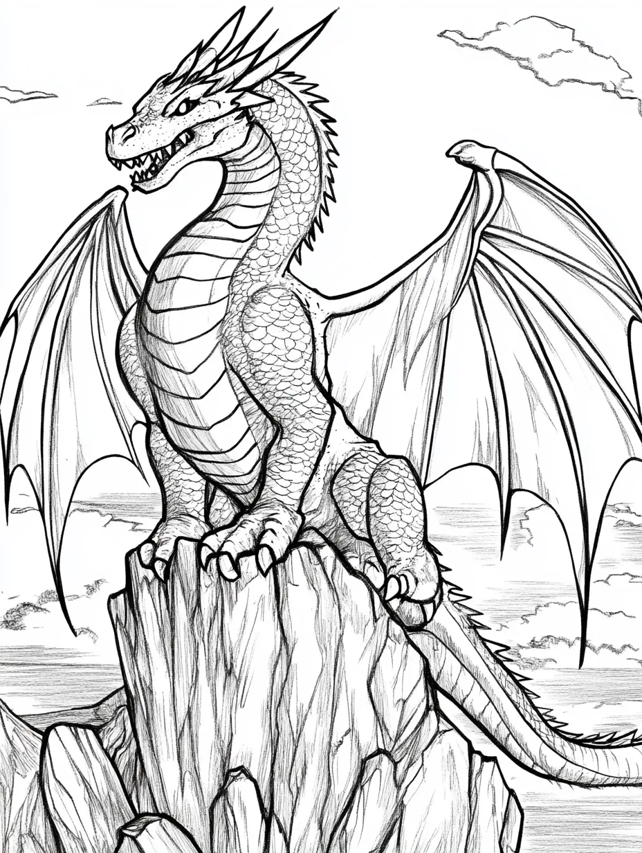 Dragon Coloring Pages for Kids