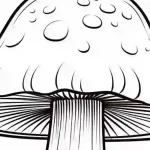 Printable Mushroom Coloring Pages -For kids