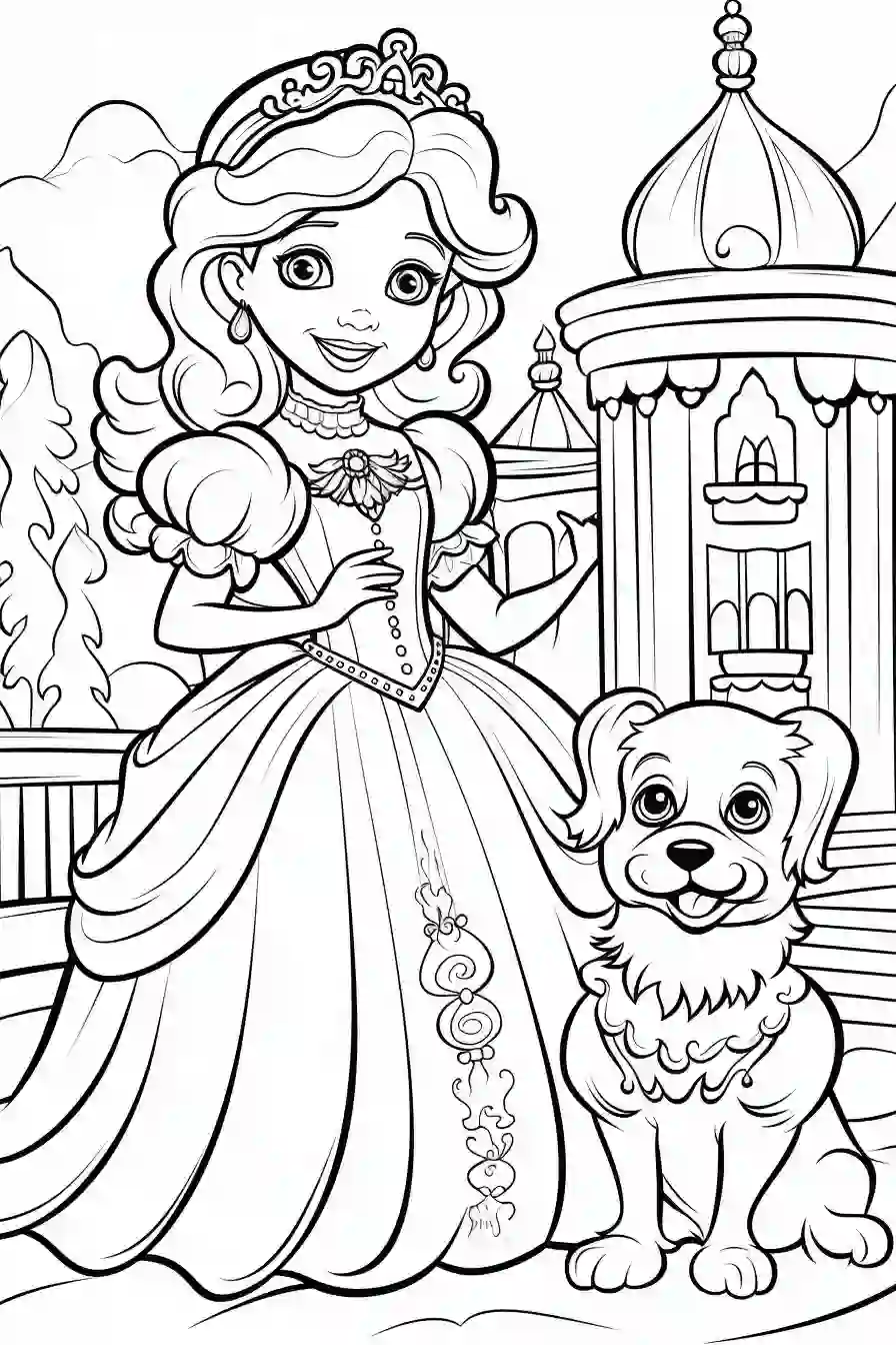  Princess-Coloring-Pages