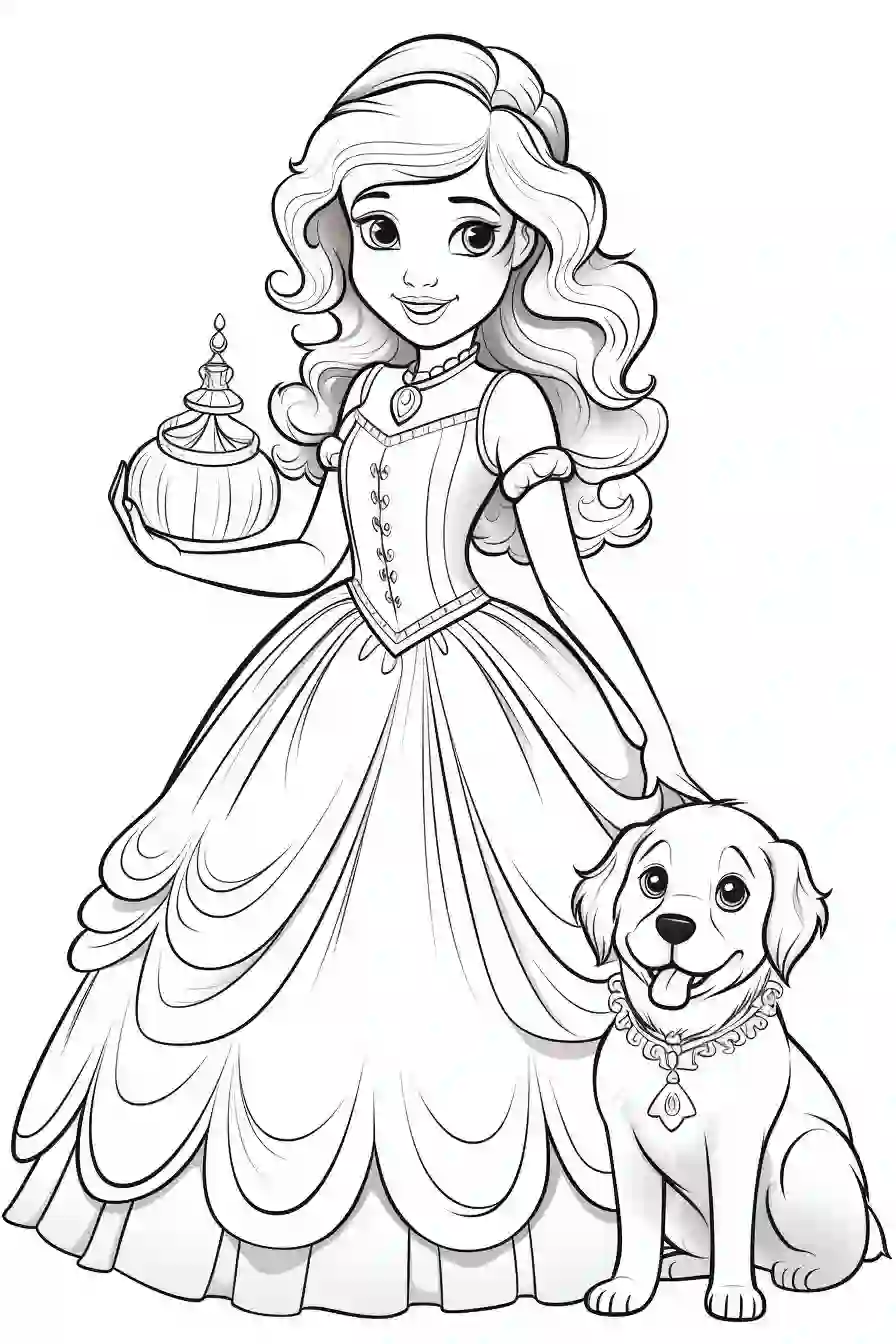  Princess-Coloring-Pages