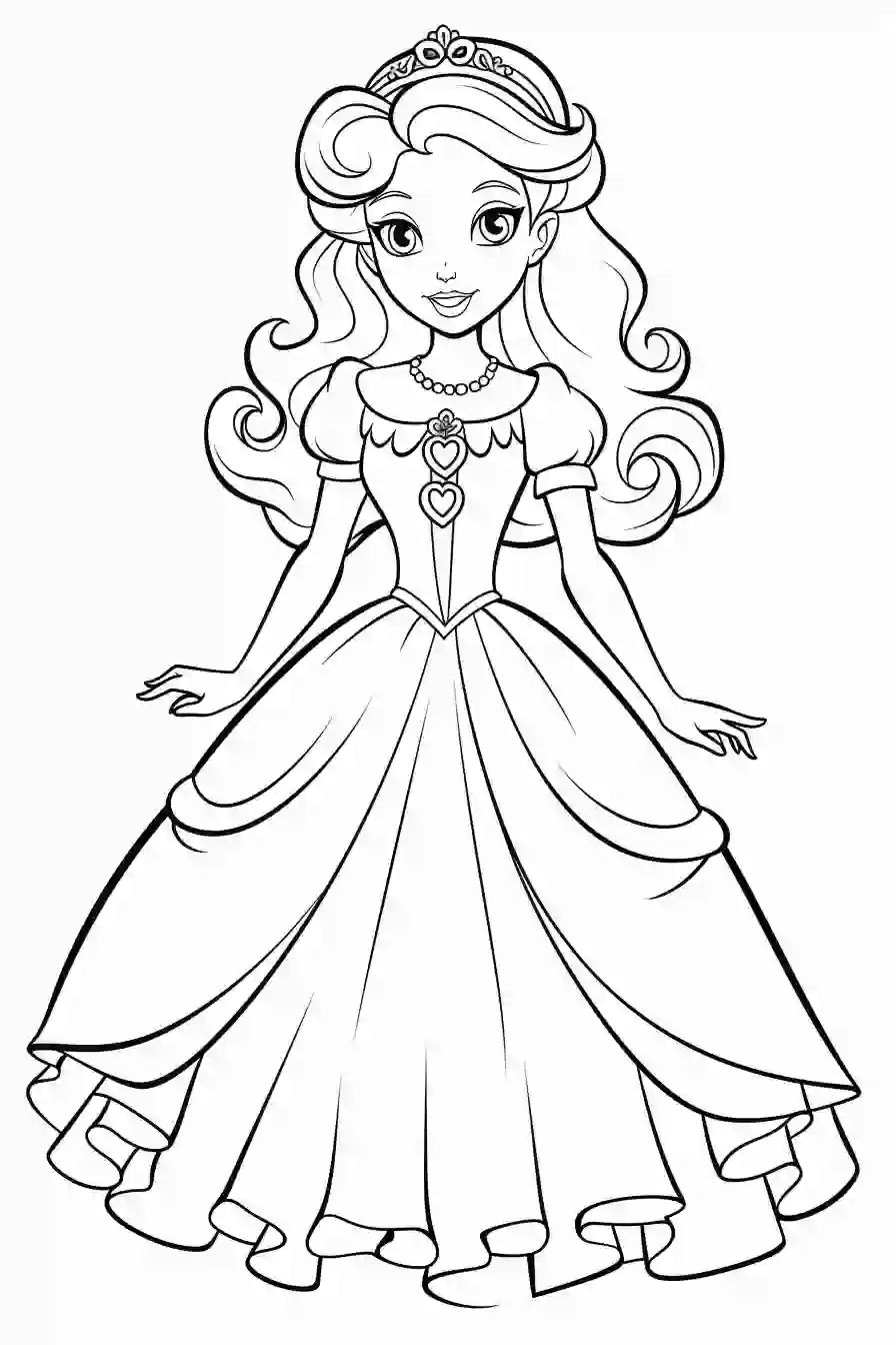  Princess-Coloring-Pages