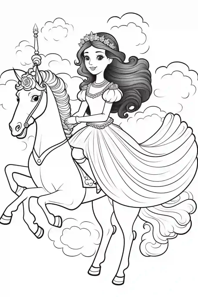  Princess-Coloring-Pages
