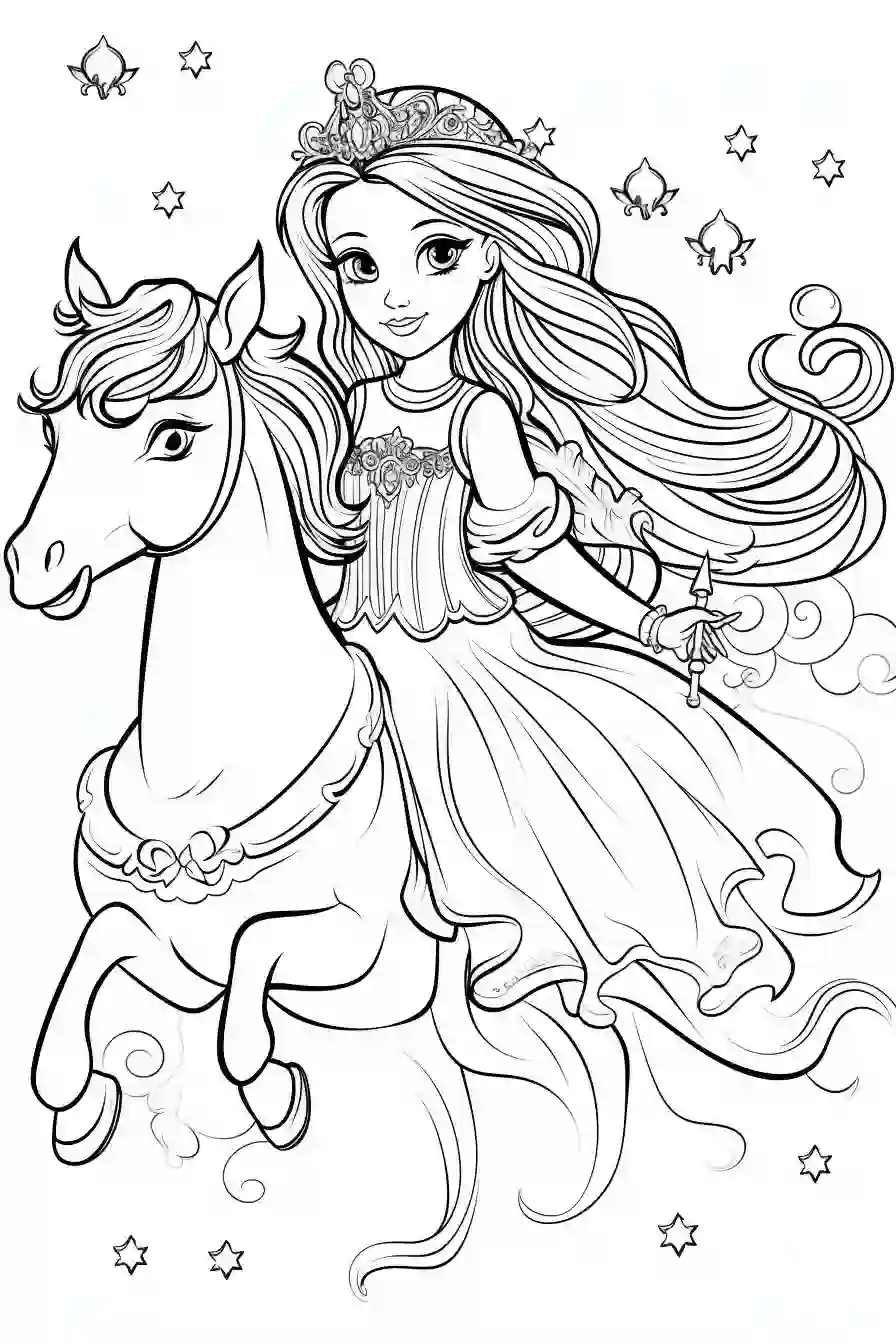  Princess-Coloring-Pages