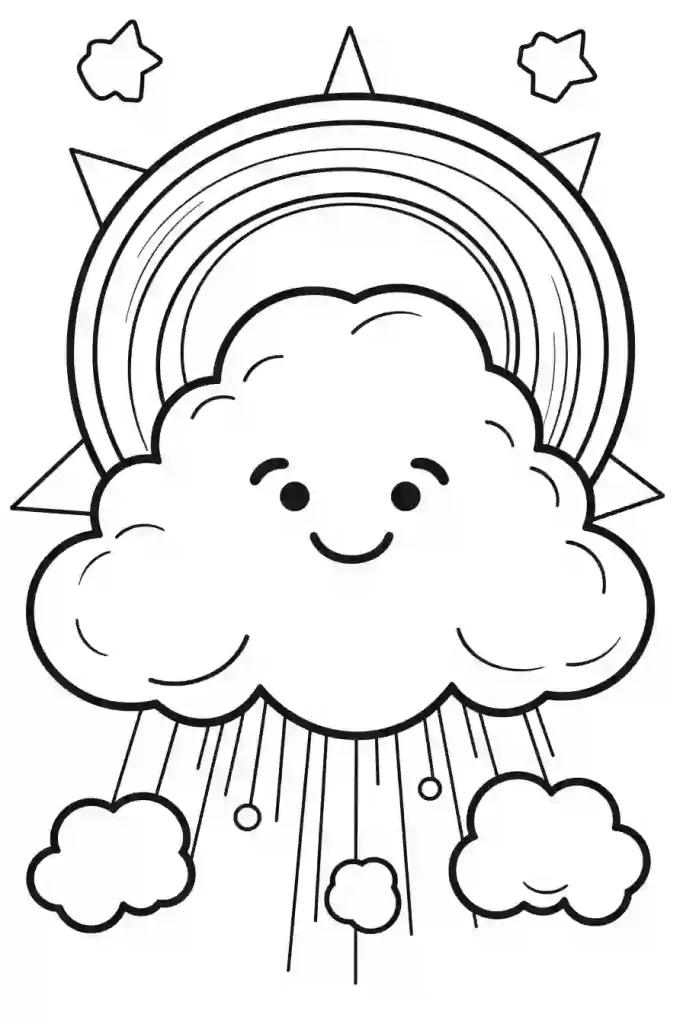 Rainbow-coloring-pages