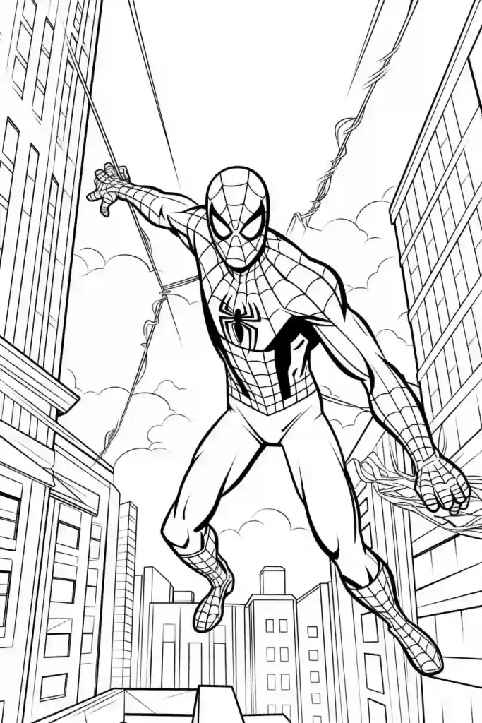 Spiderman-Coloring-Pages 