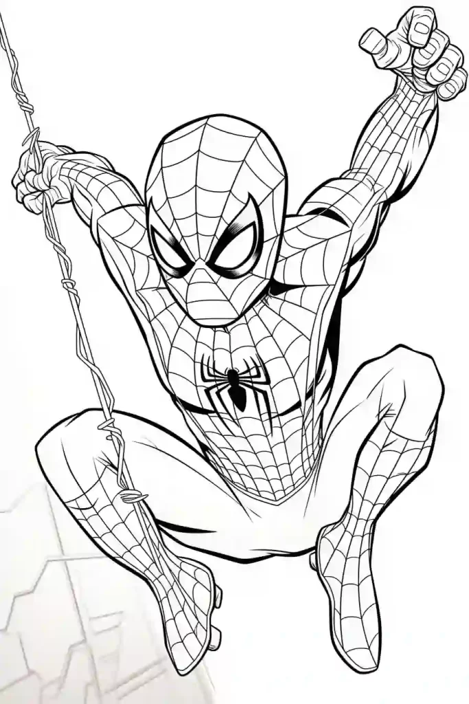 Spiderman-Coloring-Pages 