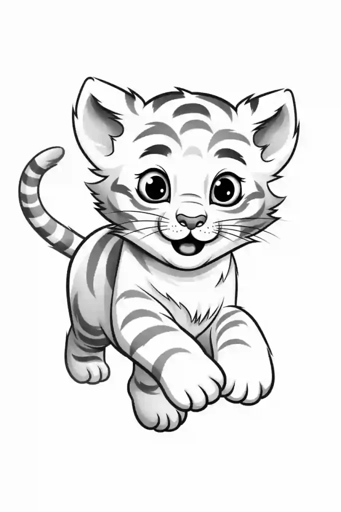 Baby-Tiger-Coloring-Pages
